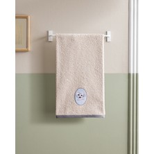 Madame Coco Rita %100 Pamuk Yüz Havlusu - Taş - 50X70 cm