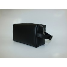 Galande Hakiki Deri Dopp Kit El Çantası| Seyahat Makyaj ve Tıraş Çantası Organizer
