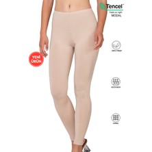 Özkan Underwear Özkan 27779 Kadın Premium Kumaş Modal Pamuklu Uzun Tayt Esnek Rahat Yumuşak