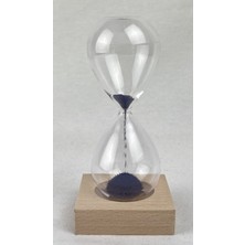 Bıyıklı Tobacco Mıknatıslı Kum Saati Ahşap Standlı