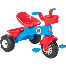 NessiWorld 07 169 Atom Bisiklet Mavi Kırmızı Flexo