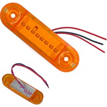 OEM Side Marker Işaret Lamba 9 LED 12-24V Amber 11X4CM MTL-29617