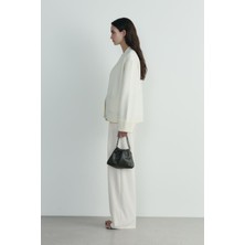 Suud Collection Ekru Ura Triko Atkı