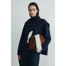 Suud Collection Lacivert Ura Triko Atkı