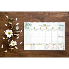 Express Planner 2026-2027 Takvim A4 Ebat 53 Haftalık Planlayıcı Green Leaf