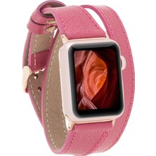 Gp Iguana Apple Watch Uyumlu Deri Kordon 42-44-45MM Dt Cp4