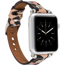 Gp Iguana Apple Watch Uyumlu Deri Kordon 42-44-45MM St Leopar Ne