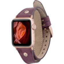 Gp Iguana Apple Watch Uyumlu Deri Kordon 38-40-41MM Dt Slim Cz7