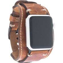 Gp Iguana Apple Watch Uyumlu Deri Kordon 42-44-45MM Cuff V18