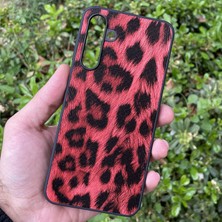 CepStok Samsung Galaxy S25 Plus Kılıf Leopar Desenli Içi Kadife Kapak