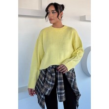 Gülseli Kadın Bisklet Yaka Triko Kazak P-00018507