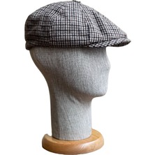Rupen Kraft Kışlık Kaşe Kumaş Astarlı Peaky Blinders Baretta Şapka (Standart Beden)