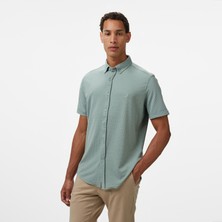 Nautica Erkek Yeşil Classic Fit Gömlek W55416T.3SB