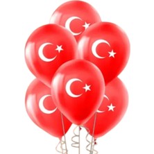 Kikajoy Kıka Bayrak Ayyıldız Balon (100 Adet )