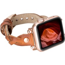 Gp Iguana Apple Watch Uyumlu Deri Kordon Wanda 38-40-41MM Rt RST2E