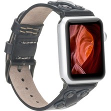 Gp Iguana Apple Watch Uyumlu Deri Kordon Cross 42-44-45MM Bt Rst1