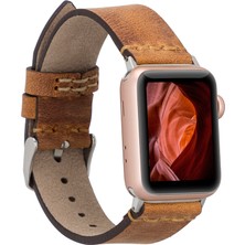 Gp Iguana Apple Watch Uyumlu Deri Kordon 38-40-41MM G19-BA7 Taba