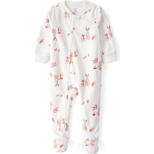 Carter's Kız Çocuk Ekru Polar Tulum