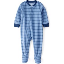 Carter's Erkek Çocuk Mavi Polar Tulum