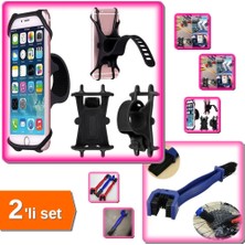 Hereveoyuncak Zincir Temizleme Fırçası Ie Bisiklet ve Motosiklet Telefon Tutucu Pratik Set – Z7LMQ2