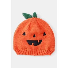 Carter's Turuncu Bere Kız Çocuklar İçin 1-2 Yaş Cadılar Bayramı Jack-O-Lantern Desenli