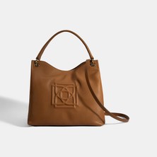 Desa Kadın Taba Logo Baskılı Deri Omuz Çantası