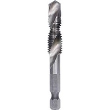 M6 Cztool Bıts Saplı 1/4'' Kombine Kılavuz Hss