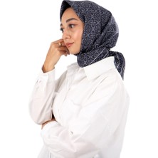 Bursa İpek Ametist Rüya Desen Twill Ipek Eşarp