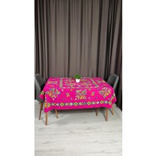 Sobe Hediyelik Kolay Temizlenebilir Çiçek Desenli Pamuklu Masa Örtüsü 170X170 cm – Çeyizlik, Sofra ve Dekoratif