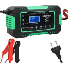 UCOMEN UC-C120501A 12V 6A LCD Göstergeli Akıllı Akü Şarj Cihazı