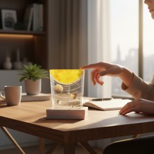 Hediyesahibi Kişiye Özel Güneş Sistemi Temalı Dokunmatik LED Masa Lambası – Dekoratif Uzay Işığı