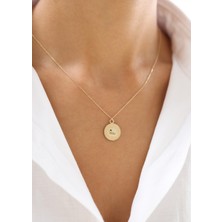 Zeyd Jewelry Astro Madalyon Fil 14 Ayar Altın Kolye