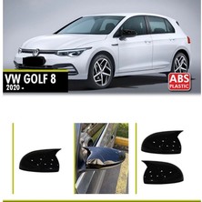X Power Tuning Volkswagen Golf 8 / 2019 Sonrası Uyumlu Batman Yarasa Ayna Kapağı