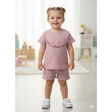 Kidaxi Kaşkorse Fırfırlı Kız Takım