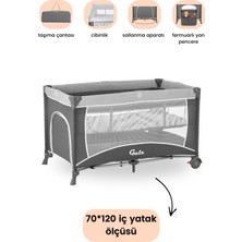 Gulz Raftel Oyun Parkı Park Yatak Bebek Beşik 70X120 cm