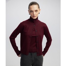 İpekyol Hotfix baskılı raw edge hırka IW6250050097035