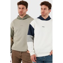 Buratti Pamuklu Relaxed Fit Kapüşonlu Içi Tüylü Yumuşak Şardonlu 2' Li Paket Sweat Erkek Sweat 5905299S2