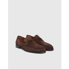 İLVİ Filip Hakiki Süet Deri Kahverengi Erkek Klasik Ayakkabı