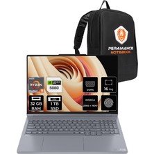 Lenovo Thinkbook 16P Gen 6 Ryzen 9 8940HX RTX 5060 8GB Gaming Laptop 32GB RAM 1TB SSD 16" QHD+ 240Hz FreeDOS + Per4 Çanta 21U00013TXP321