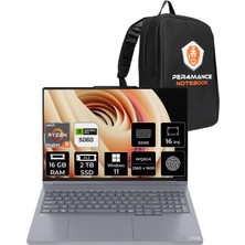 Lenovo Thinkbook 16P Gen 6 Ryzen 9 8940HX RTX 5060 8GB Gaming Laptop 16GB RAM 2TB SSD 16" QHD+ 240Hz Win11 Pro + Per4 Çanta 21U00013TXP430