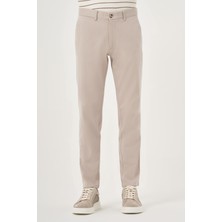 Morven  Erkek Taş Yazlık Pamuk Yan Cep Slim Fit Chino Pantolon