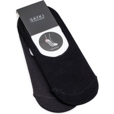 Hatemoğlu Siyah Pamuklu Ikili Babet Çorap