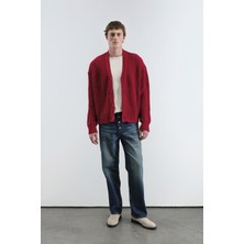 Giesto Basıc Dokulu Kırmızı Hırka