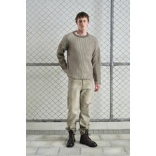 Giesto Efektli Triko Taba Kazak