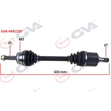 GVA Depomix Komple Aks Sol Getz 1.5 Crdi 03-09 Abs Li 48DİŞ 633MM