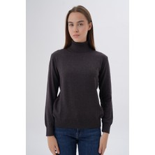 Trist Star Kadın %100 Organik Pamuk Balıkçı Yaka Triko Kazak TRIST-6103