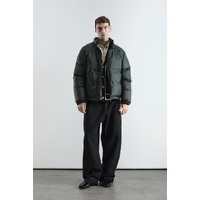 Giesto Basıc Şişme Yeşil Mont