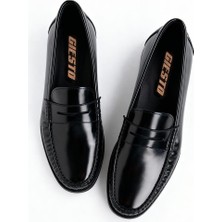 Giesto Siyah Efektli Loafer Ayakkabı