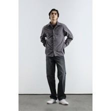 Giesto Süet Gri Gömlek