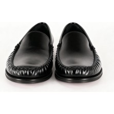 Giesto Klasik Loafer Siyah Akkabı